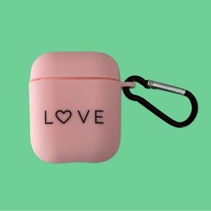 NWOT pink AirPods 1/2 case